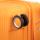 2E Plastic Suitcase, SIGMA, S, 4 Wheels, Orange