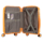 2E Plastic Suitcase, SIGMA, S, 4 Wheels, Orange