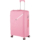 2E Plastic Suitcases Set, SIGMA, (L+M+S), 4 Wheels, Pink