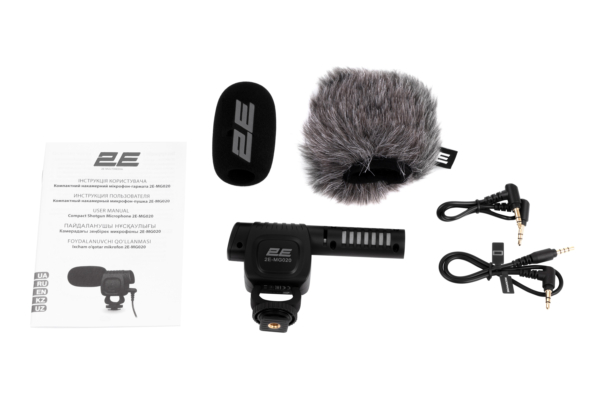 2Е MG020 Shoutgun Microphone Pro, on/of, 3.5mm