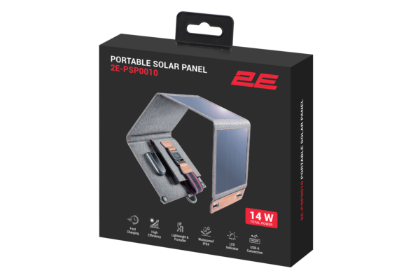 Портативна сонячна панель 2E PSP0010