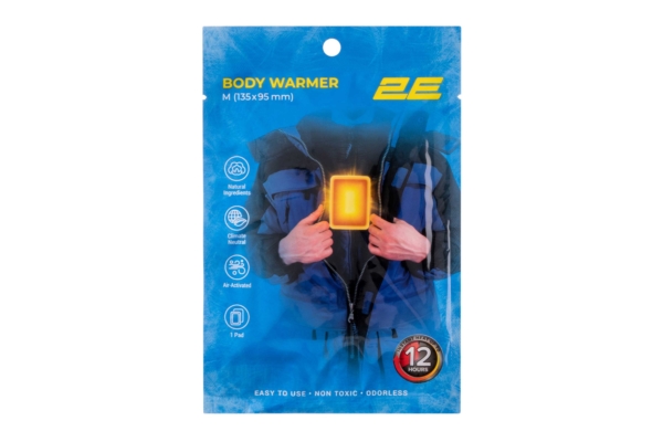 2E Chemical body warmer size M (135×95 mm), up to 12 hours