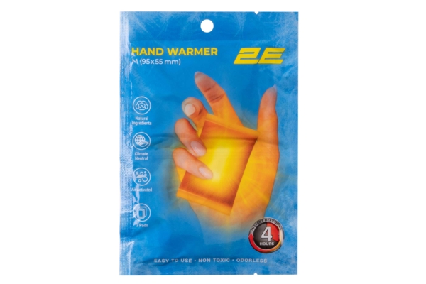 2E Chemical hand warmer size M (95×55 mm), up to 4 hours