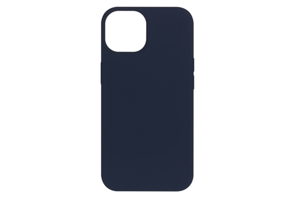 2Е Basic case for Apple iPhone 14, Liquid Silicone, Midnight Blue