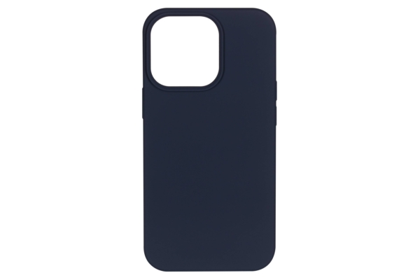 2Е Basic case for Apple iPhone 14 Pro, Liquid Silicone, Midnight Blue