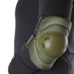 2E Military knee and elbow pads set, OD Green, 2E-MILKNAELPADS-SET-OG