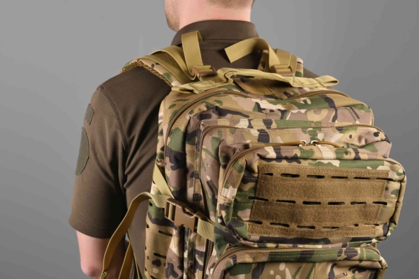 2E Tactical Backpack 45L, Laser Cut, 2E-MILTACBKP-45L-MC