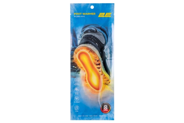 2E Chemical foot warmer size M (250 mm), up to 8 hours