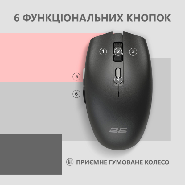 Mouse 2E MF2030 Rechargeable WL Black