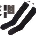 2E Heated Socks Race Black with remote control, size M