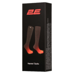 2E Heated Socks Race Black with remote control, size S