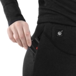 2E Women’s Heated Thermal Underwear eFiber for Women Black, size S