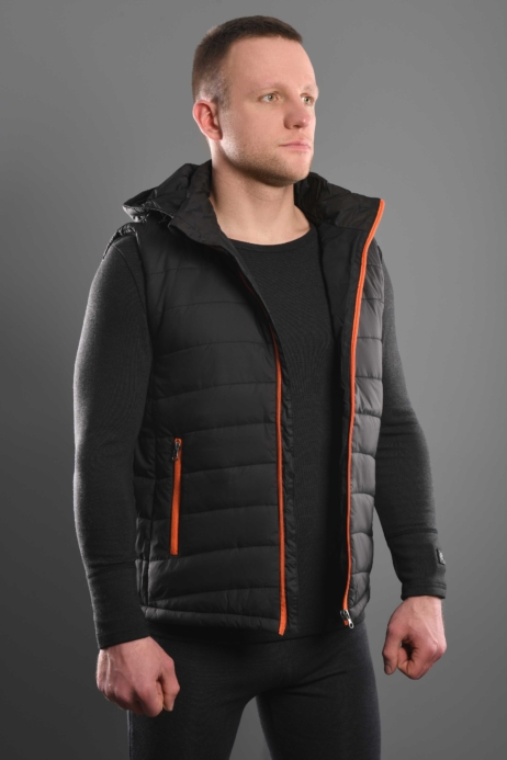 2E Tactical Heated Vest Heat Power Plus Black, size XL