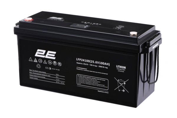 2E-LFP24100 24V/100Ah LiFePo4 Battery