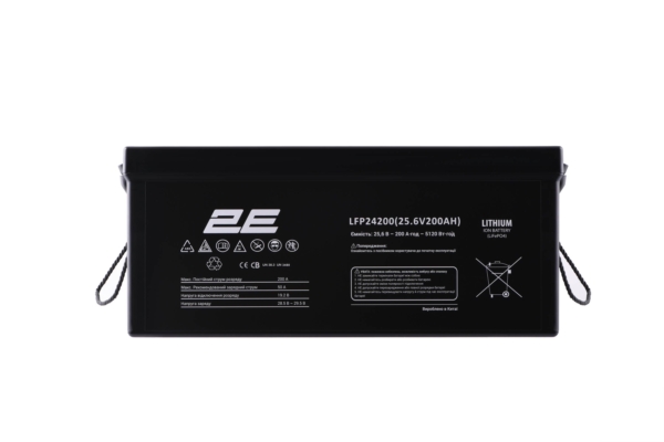 Акумуляторна батарея 2E LFP24200 24V/200Ah LCD 8S