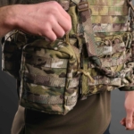 Military Plate Carrier Type1, 2E, Molle, Multicam