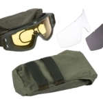 2E Tactical, protective mask Hawk Army Green Anti-fog, bag, 3 lenses