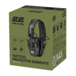 Тактичні захисні навушники 2E Pulse Pro Black NRR 22 dB, активні