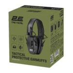 2E Tactical protective earmuffs Pulse Pro Black NRR 22 dB, active