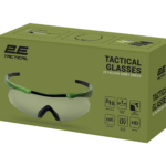 2E Tactical safety goggles Falcon Army Green with EVA case, 3 lenses