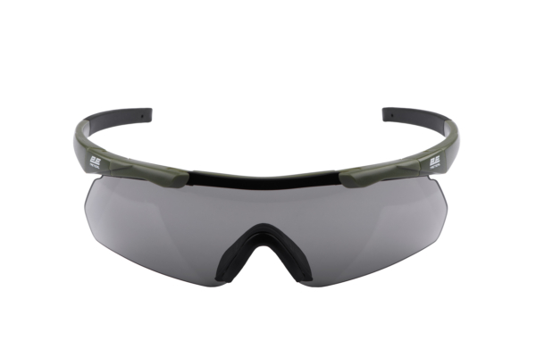 2E Tactical safety goggles Falcon Army Green with EVA case, 3 lenses