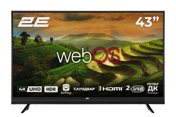 Smart-телевізор 2E 43A06LW