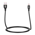 Кабель 2E USB-A – Lightning, Glow, 1m, black