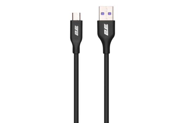Кабель 2E USB-A — microUSB, Glow, 1m, black