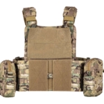 Military plate carrier with additional pouches Type 5 + 2 flank protection, 2E, CP Camo, 2E-MILPLACARTYPE5-Y2-CC