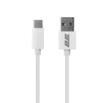 Набор Сетевое ЗУ 2E Wall Charger Dual USB-A 2.1A + кабель USB-C White