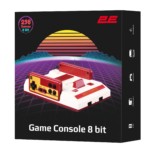 Game console 2E, 8 bit wired gamepad, AV, 298 games