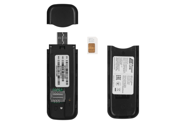 Мобільний 4G Wi-Fi маршрутизатор 2E PowerLink (MiFi 1) USB, LTE, 1x2FF SIM, WiFi 2.4GHz Black