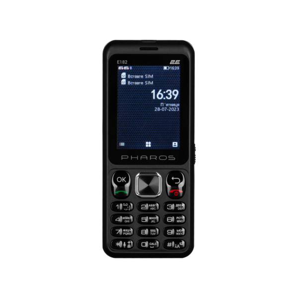 Мобільний телефон 2E E182 PHAROS Dual SIM Black