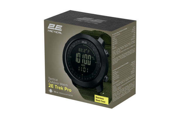 Тактические часы 2E Trek Pro Black-Green