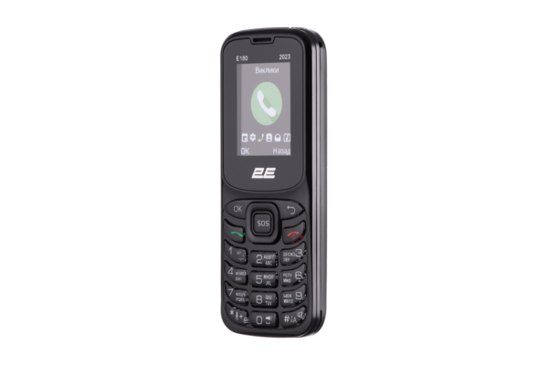Mobile Phone 2E E180 2023 Dual SIM Black