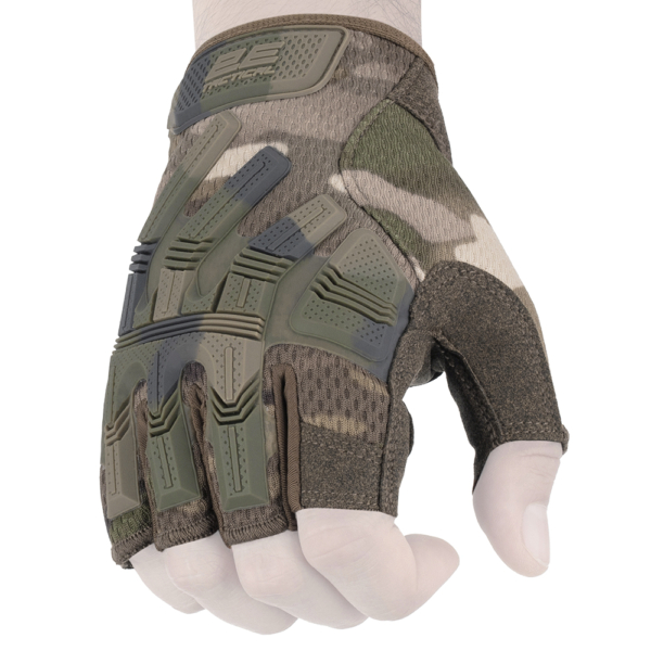 2E Tactical Gloves, fingerless, M, Camo 2E-TACTGLOSUM-M-MC