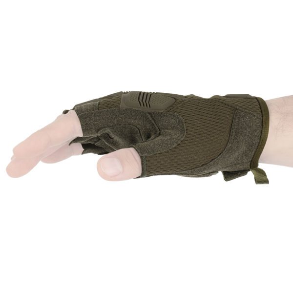 2E Tactical Gloves, fingerless, M, OD Green 2E-TACTGLOSUM-M-OG