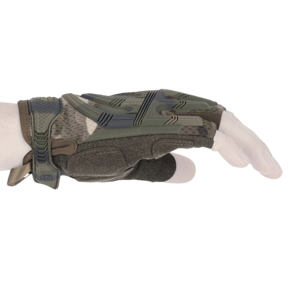 2E Tactical Gloves, fingerless, XL, Camo 2E-TACTGLOSUM-XL-MC