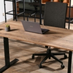Computer table 2E CE150WOLD-MOTORIZED with height adjustment