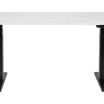 Computer table 2E CE150WWHITE-MOTORIZED with height adjustment