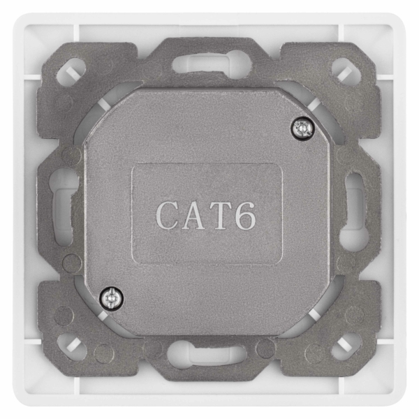 Настінна розетка CАТ 5e FTP, 2xRJ45, 8P8C, для прихованої проводки