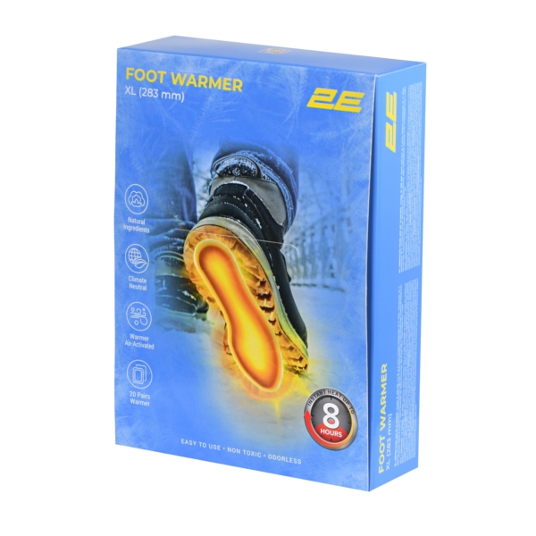 2E Chemical foot warmer size XL (283 mm), up to 8 hours