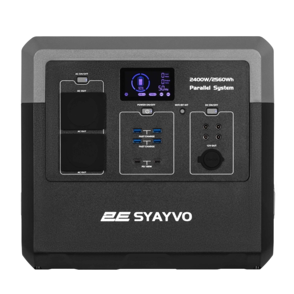 Портативна зарядна станція 2Е Syayvo PPS03032 2400W, 2560Wh