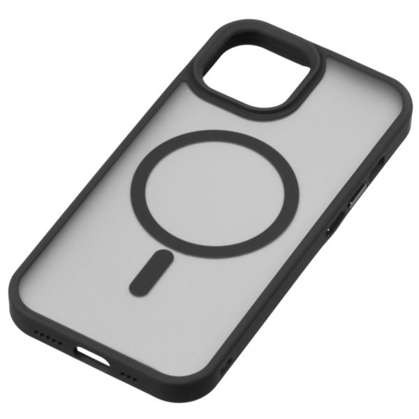 Чехол 2Е Basic для iPhone 15, Soft Touch MagSafe Cover, Black