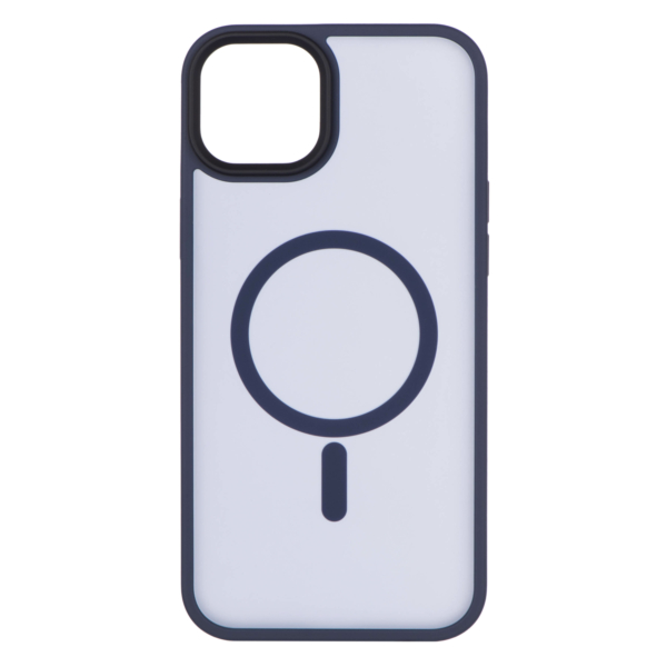 Чехол 2Е Basic для iPhone 15 Plus, Soft Touch MagSafe Cover, Dark Blue