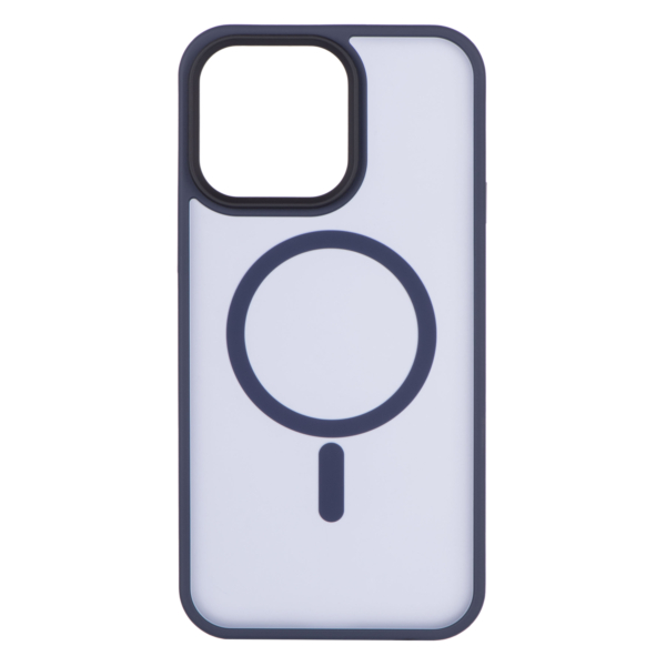 Чохол 2Е Basic для iPhone 15 Ultra, Soft Touch MagSafe Cover, Dark Blue