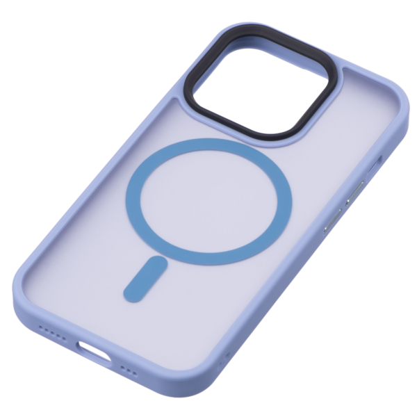 Чохол 2Е Basic для iPhone 15 Ultra, Soft Touch MagSafe Cover, Light Blue