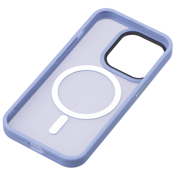 2Е Basic Case for iPhone 15 Ultra, Soft Touch MagSafe Cover, Light Blue