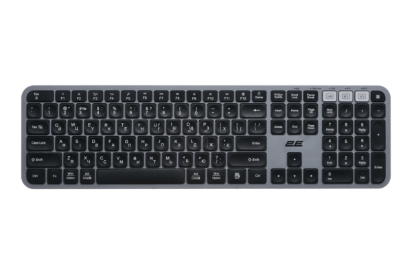 Клавіатура 2E KS240WG UA Grey/Black