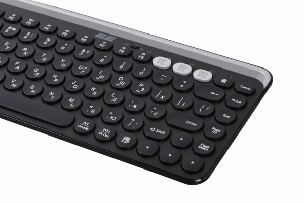Клавіатура 2E KS250WBK UA Black/Grey